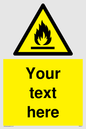 WN3011: Custom flammable sign