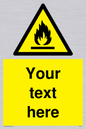 WN3011: Custom flammable sign