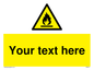 WN3011: Custom flammable sign