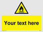 WN3011: Custom flammable sign