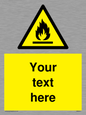 WN3011: Custom flammable sign