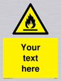WN3011: Custom flammable sign
