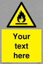WN3011: Custom flammable sign