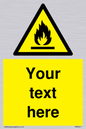 WN3011: Custom flammable sign