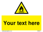 WN3011: Custom flammable sign