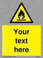 WN3011: Custom flammable sign