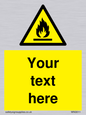 WN3011: Custom flammable sign