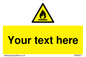 WN3011: Custom flammable sign