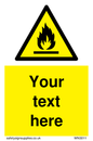 WN3011: Custom flammable sign