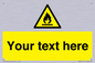 WN3011: Custom flammable sign