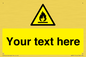 WN3011: Custom flammable sign
