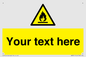 WN3011: Custom flammable sign