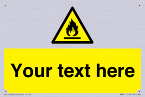 WN3011: Custom flammable sign