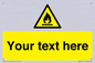 WN3011: Custom flammable sign