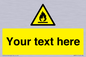 WN3011: Custom flammable sign