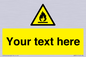 WN3011: Custom flammable sign