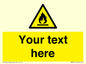 WN3011: Custom flammable sign