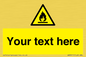 WN3011: Custom flammable sign