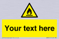 WN3011: Custom flammable sign