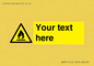 WN3011: Custom flammable sign