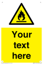 WN3011: Custom flammable sign