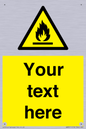 WN3011: Custom flammable sign