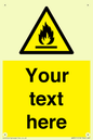WN3011: Custom flammable sign