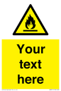 WN3011: Custom flammable sign