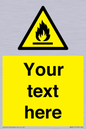 WN3011: Custom flammable sign