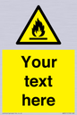 WN3011: Custom flammable sign