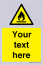WN3011: Custom flammable sign