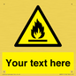 WN3011: Custom flammable sign