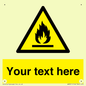 WN3011: Custom flammable sign