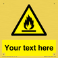 WN3011: Custom flammable sign