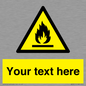 WN3011: Custom flammable sign