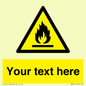 WN3011: Custom flammable sign
