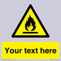 WN3011: Custom flammable sign
