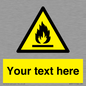 WN3011: Custom flammable sign