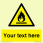 WN3011: Custom flammable sign