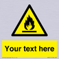 WN3011: Custom flammable sign