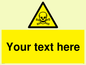 WN3012: Custom Toxic Safety Sign