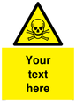 WN3012: Custom Toxic Safety Sign