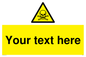 WN3012: Custom Toxic Safety Sign
