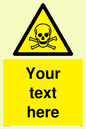 WN3012: Custom Toxic Safety Sign