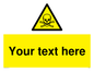 WN3012: Custom Toxic Safety Sign