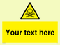 WN3012: Custom Toxic Safety Sign