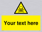 WN3012: Custom Toxic Safety Sign