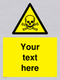 WN3012: Custom Toxic Safety Sign
