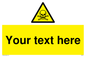 WN3012: Custom Toxic Safety Sign