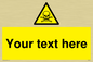 WN3012: Custom Toxic Safety Sign